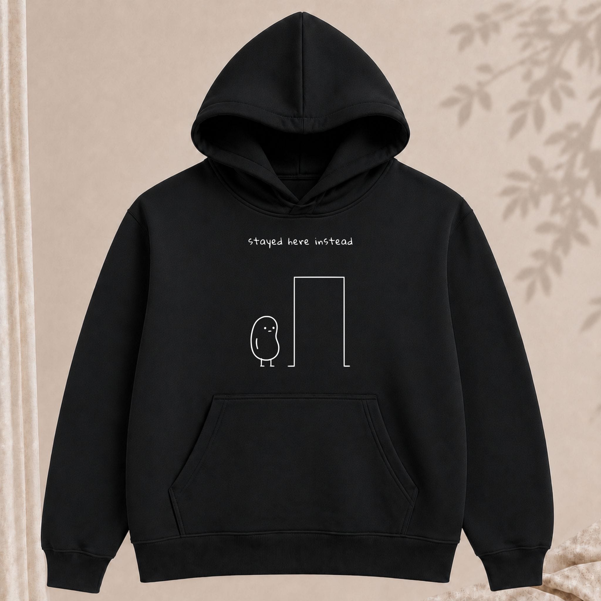 stayed here instead hoodie - Image 6